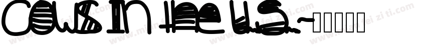 Cows In the U.S.字体转换